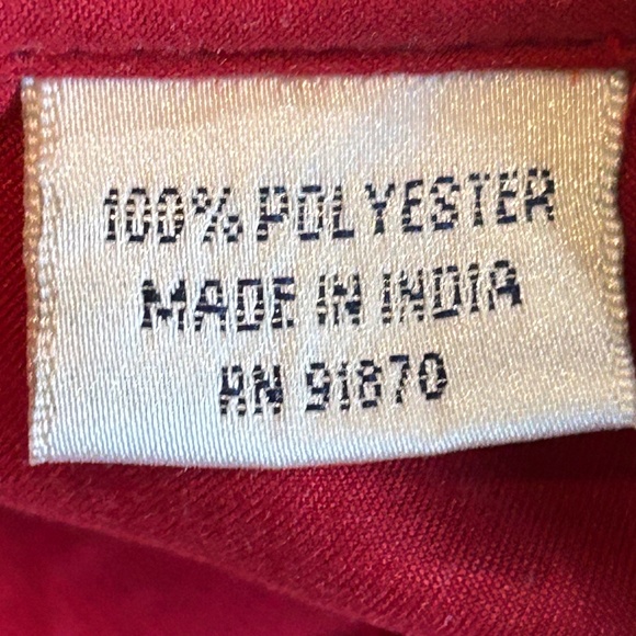 Lone Cypress Pebble Beach Links Pullover Embroidered Logo Burgandy Windbreaker - Picture 7 of 7